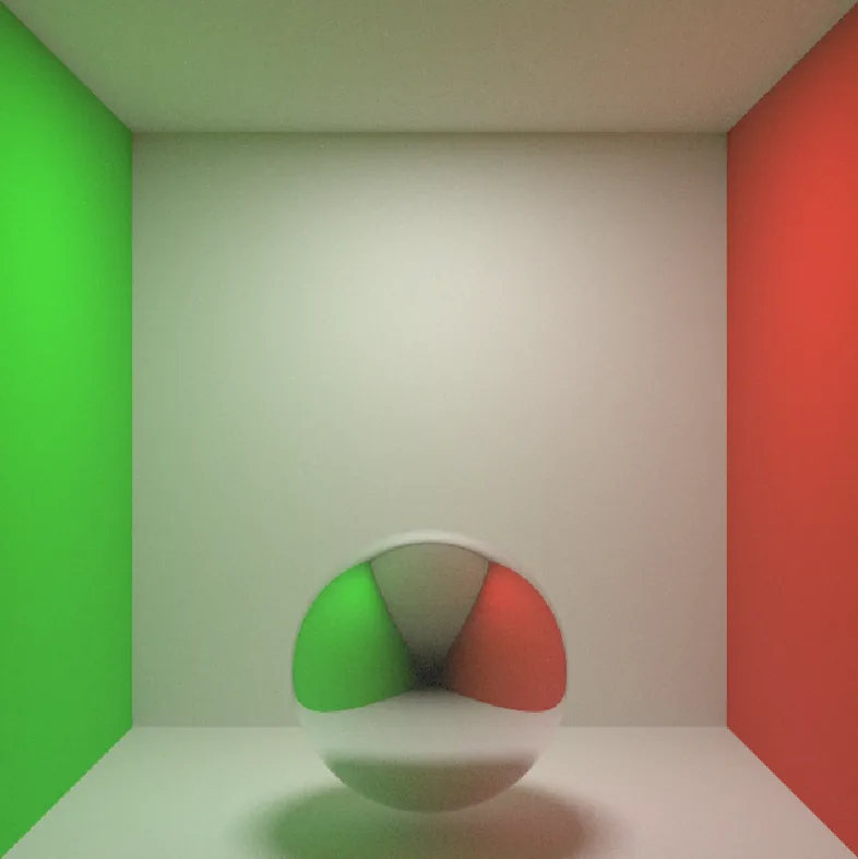 Cornell Box rendered with the Photonic VM Renderer